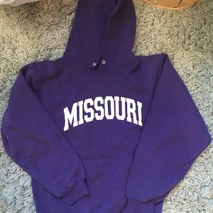 Purple Missouri sweatshirt